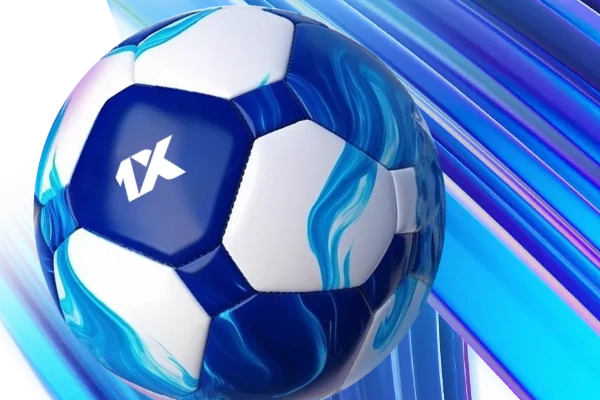 كرة قدم زرقاء وبيضاء على خلفية مخططة — البطولة الايطالية. الدوري الايطالي 2026