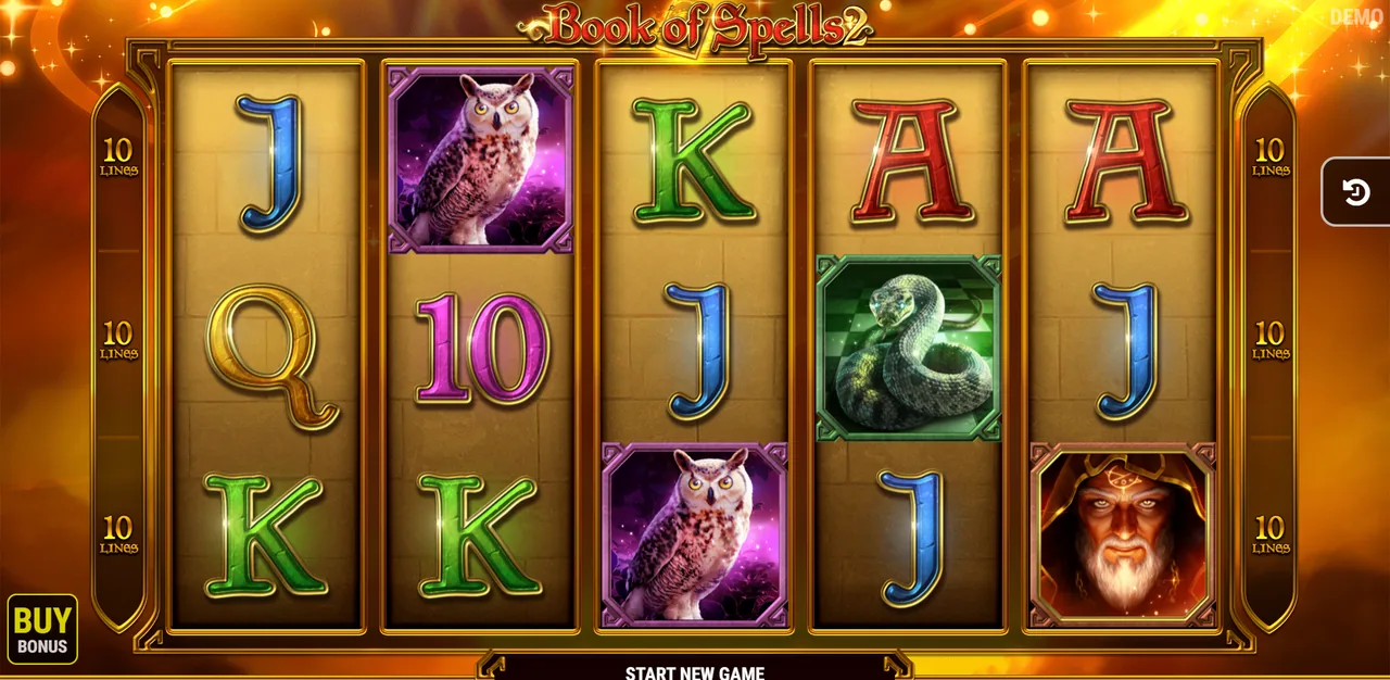 Book of Spells 2 - rouleaux après un tour