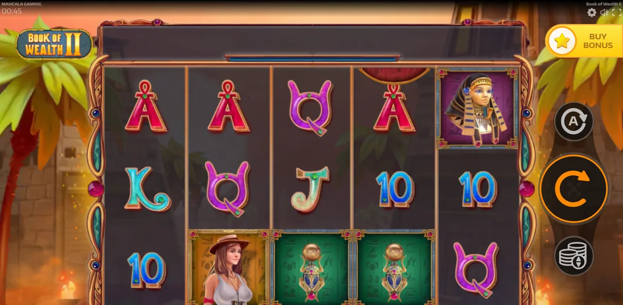 Book of Wealth ll - écran de jeu