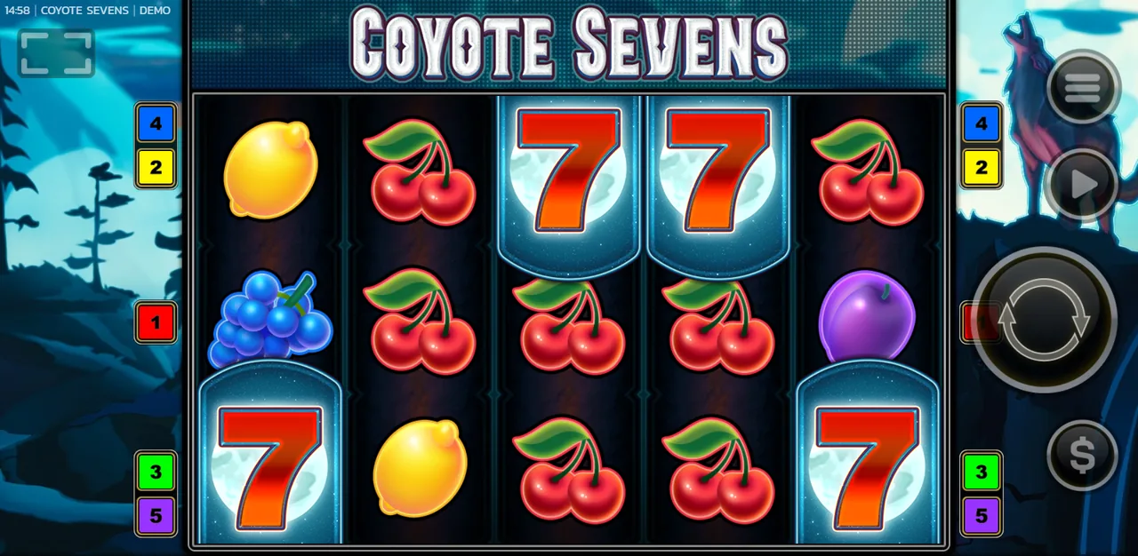 Coyote Sevens - rouleaux après un tour