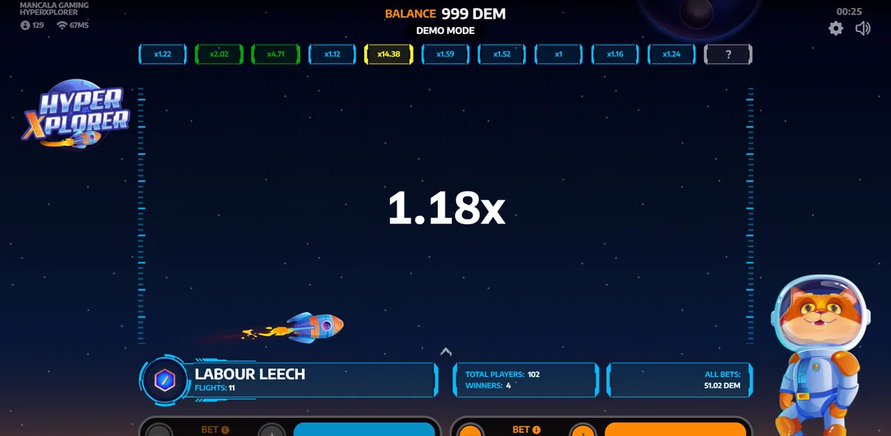 HyperXplorer - écran de jeu