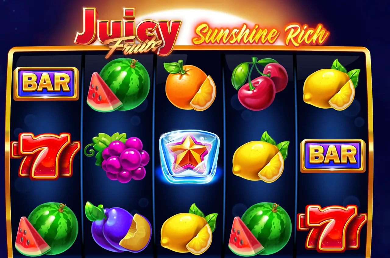 Juicy Fruits Sunshine Rich - écran de jeu