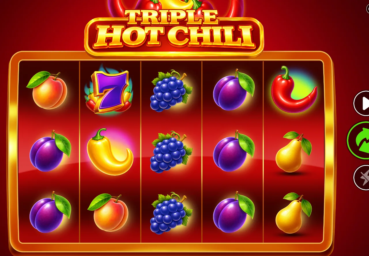 Triple Hot Chili - grille en cours de partie