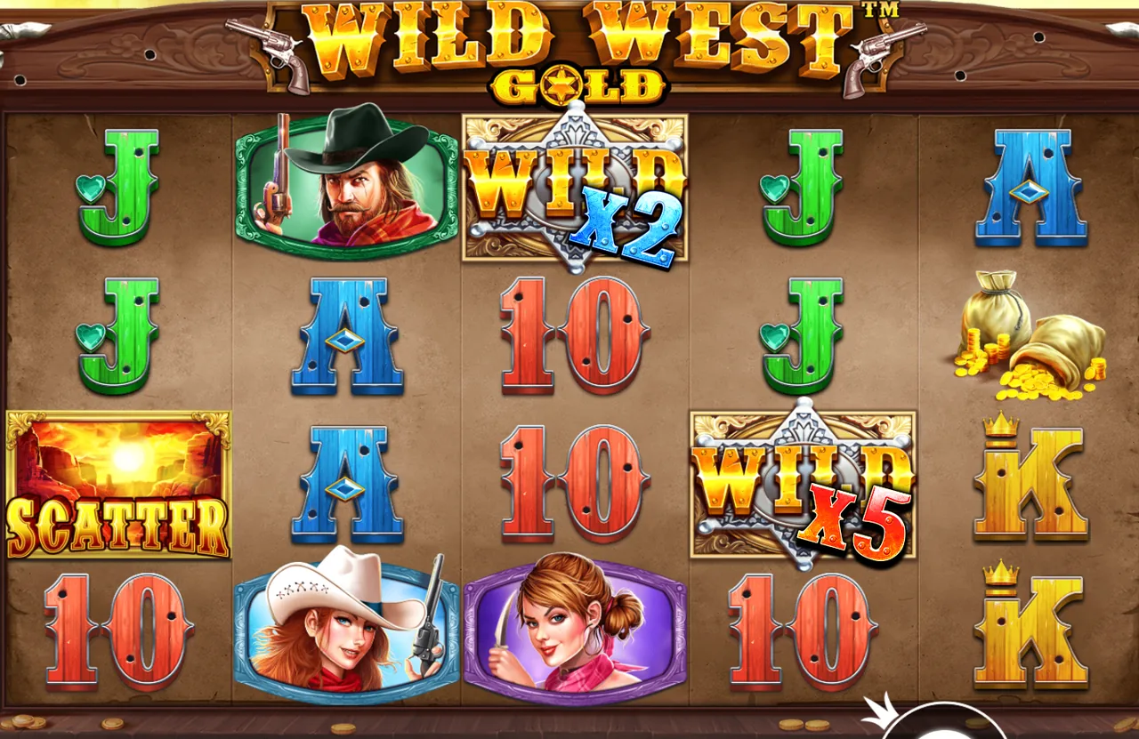 Wild West Gold™ - grid during play
