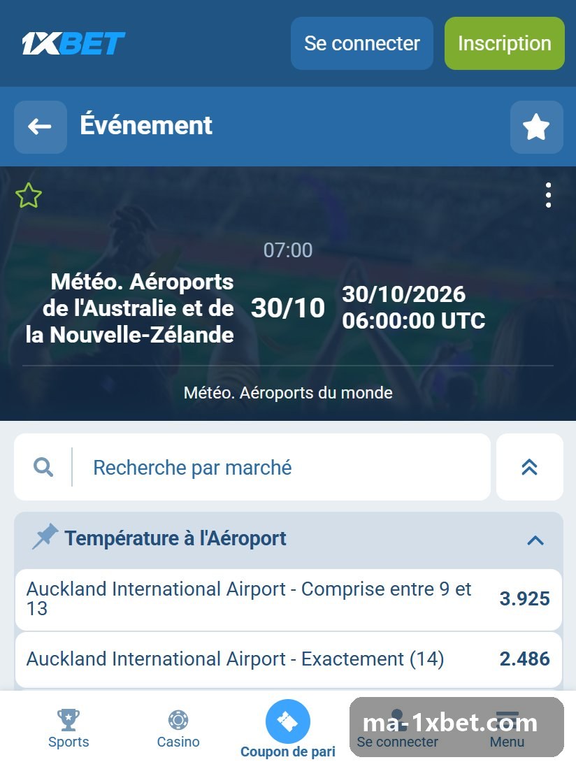 Central Africa airports weather on - 31/10/2026 00:00:00 UTC: رأس صفحة الحدث وأولى خيارات درجة الحرارة في المطار